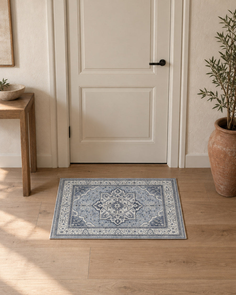 Tapis d’entrée Bleu